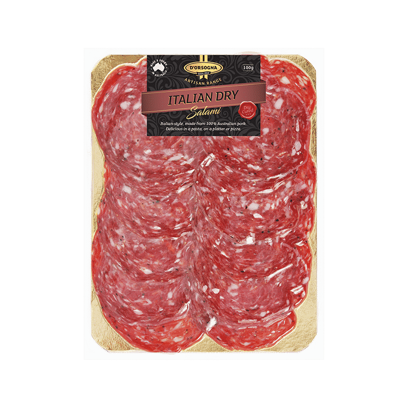 Artisan Italian Dry Salami 100g – D'Orsogna