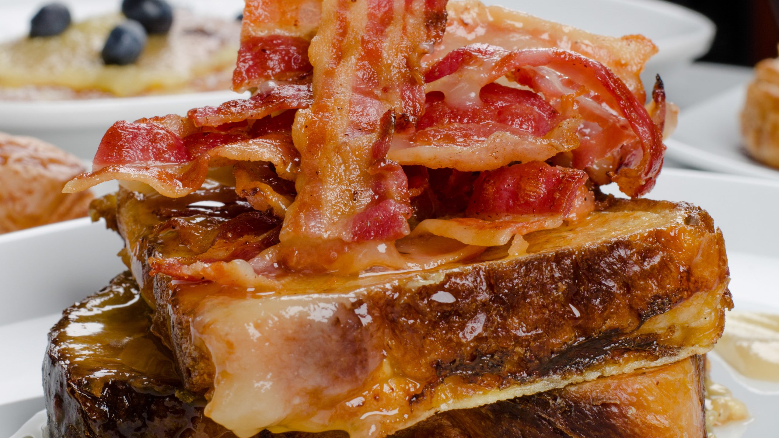 Brioche French Toast with Streaky Bacon