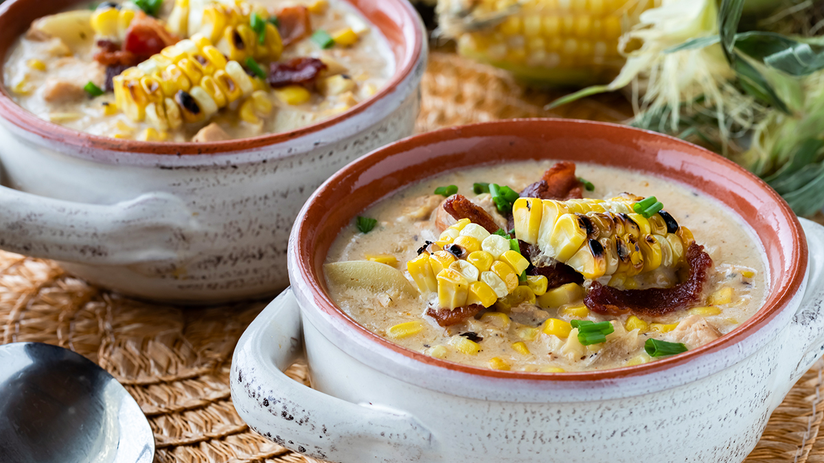 Image of Chicken, Bacon & Corn Chowder Soup