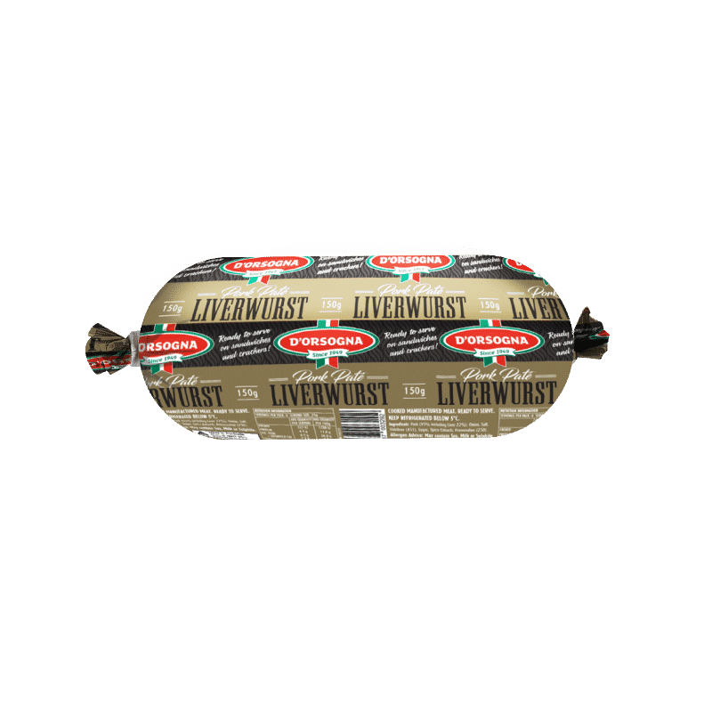 Pork Pate Liverwurst 150g – D’Orsogna