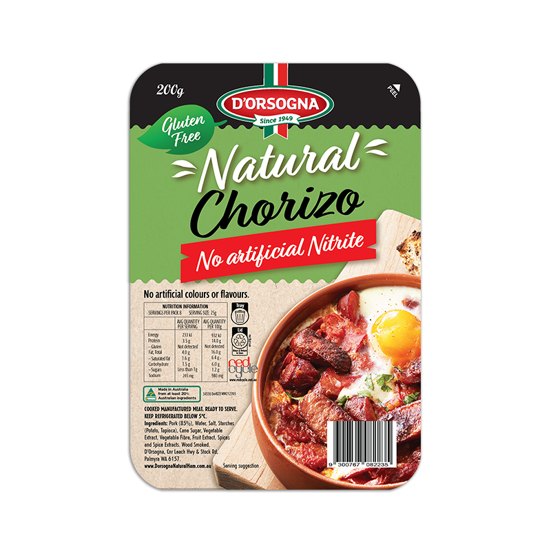 Natural Range Chorizo 200g