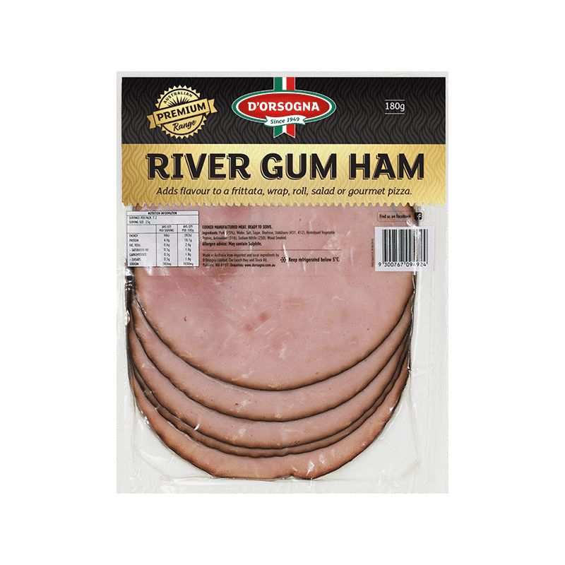 Premium River Gum Ham 180g – D'Orsogna