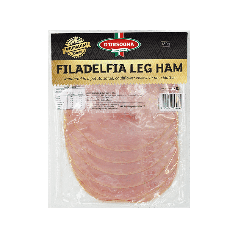 Premium Filadelfia Leg Ham 180g – D'Orsogna