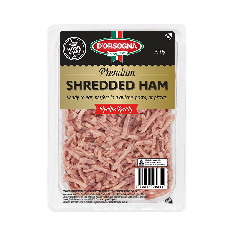 Premium Shredded Ham 250g