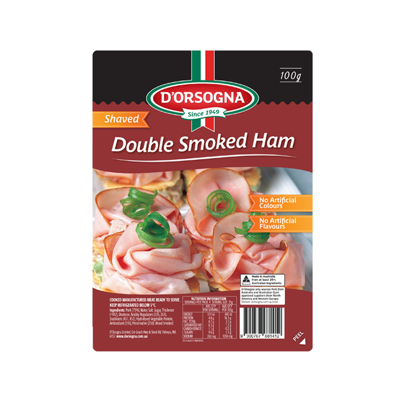 Family Classic Double Smoked Ham shaved 100g