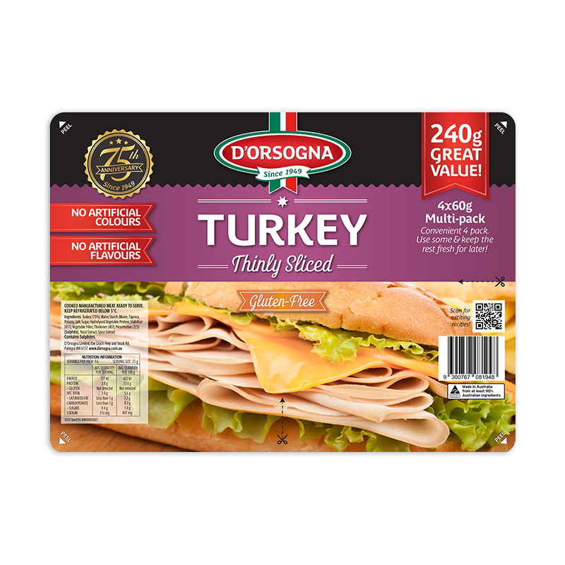 Turkey Quad Pack 240g