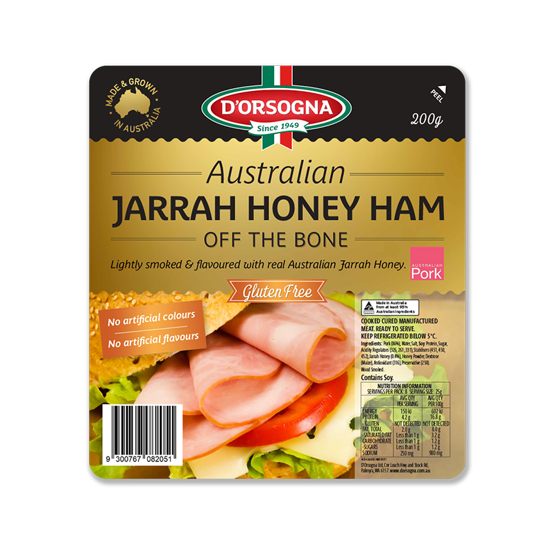 Australian Jarrah Honey Ham Off The Bone 200g