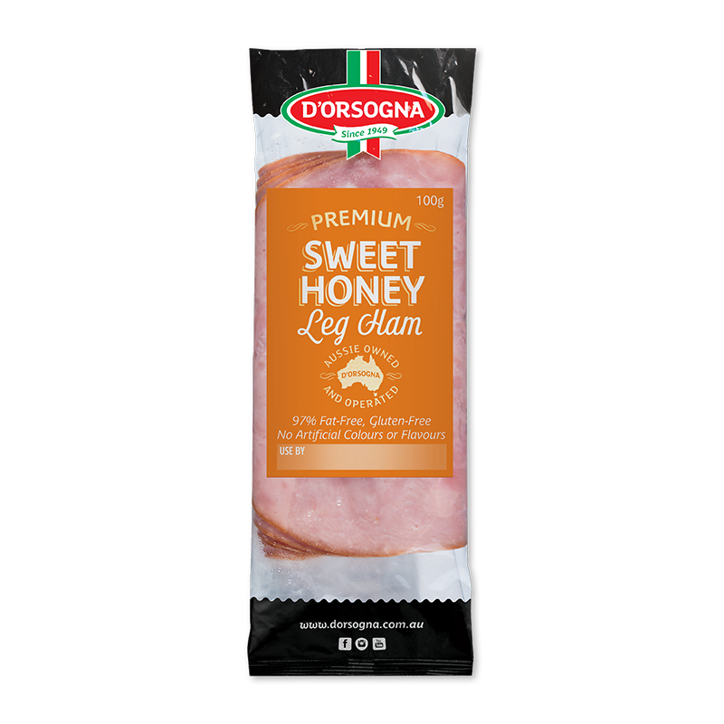 Sweet Honey Leg Ham 100g