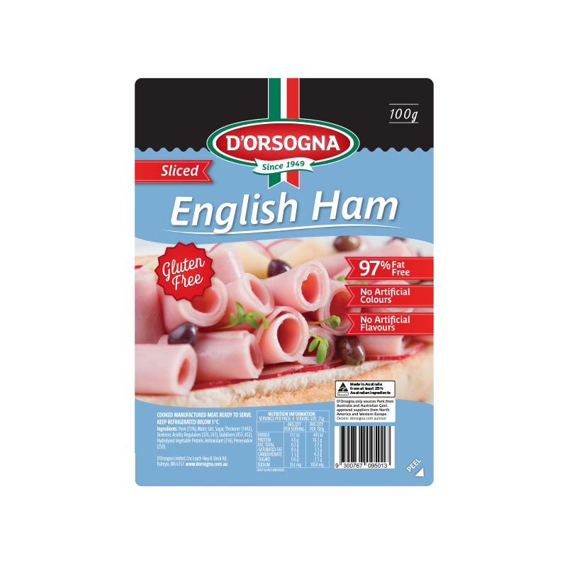 Family Classic English Ham Sliced 100g