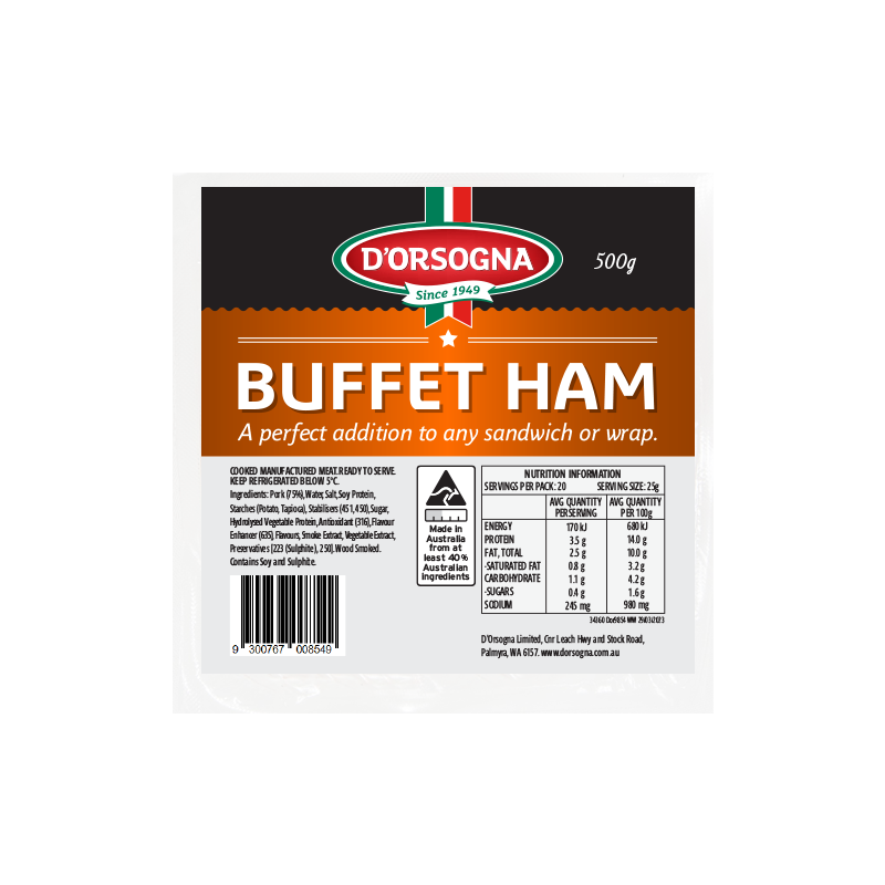 Image of buffet ham pack