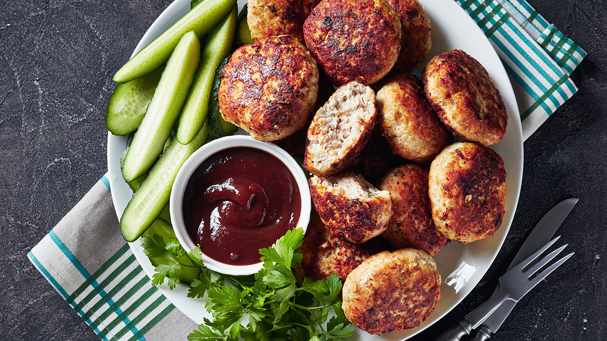 Image of Aussie Style Rissoles with Bacon