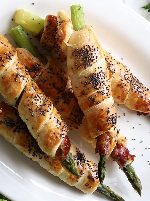 Bacon Asparagus Pastry Twists