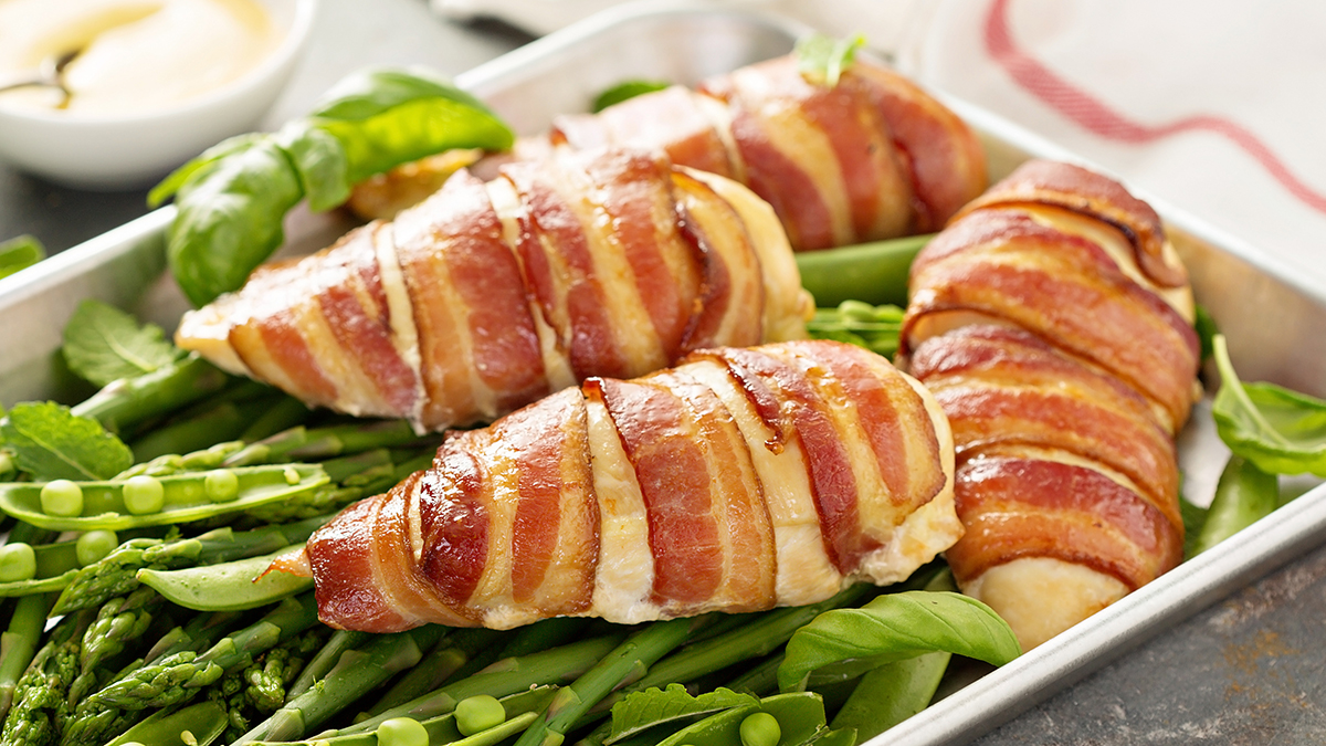 Image of Bacon Wrapped Stuffed Chicken