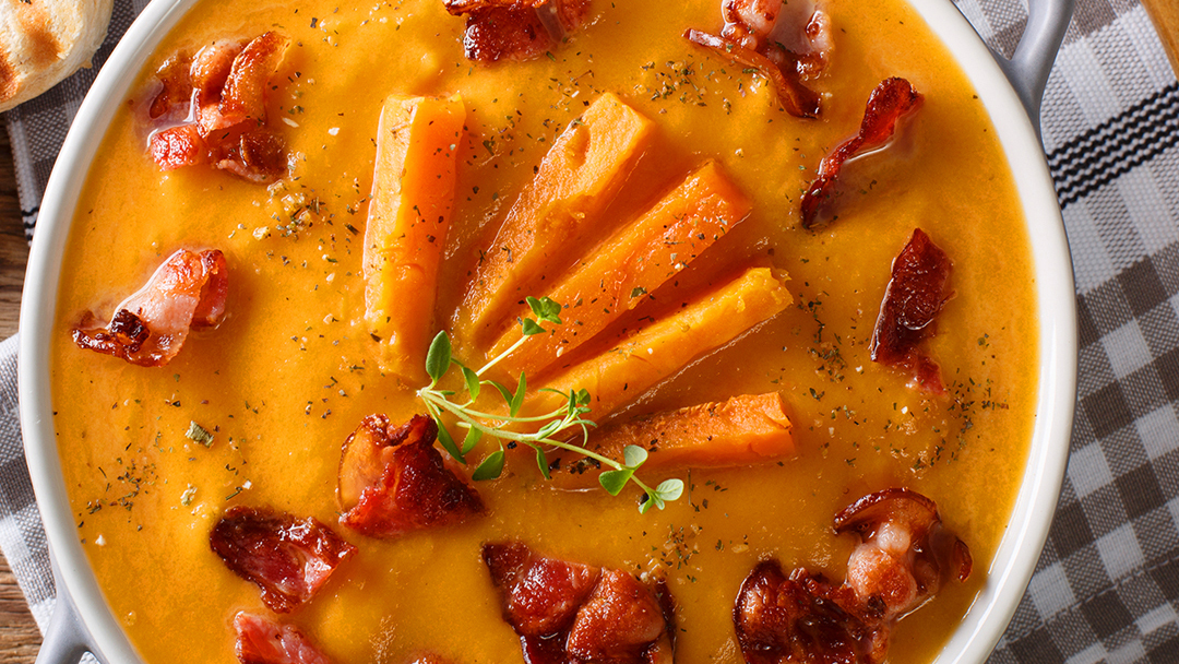 Bacon and Sweet Potato Soup