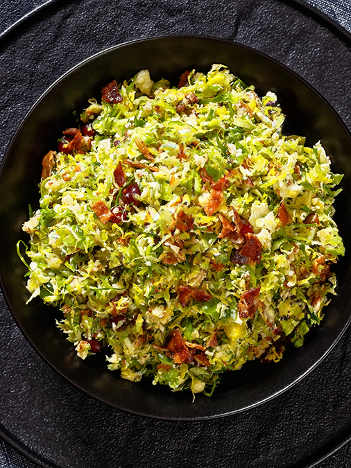 Brussels Sprouts Salad with Crispy Bacon Recipe