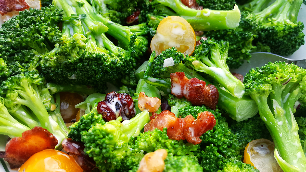 Crispy Bacon & Broccoli Salad