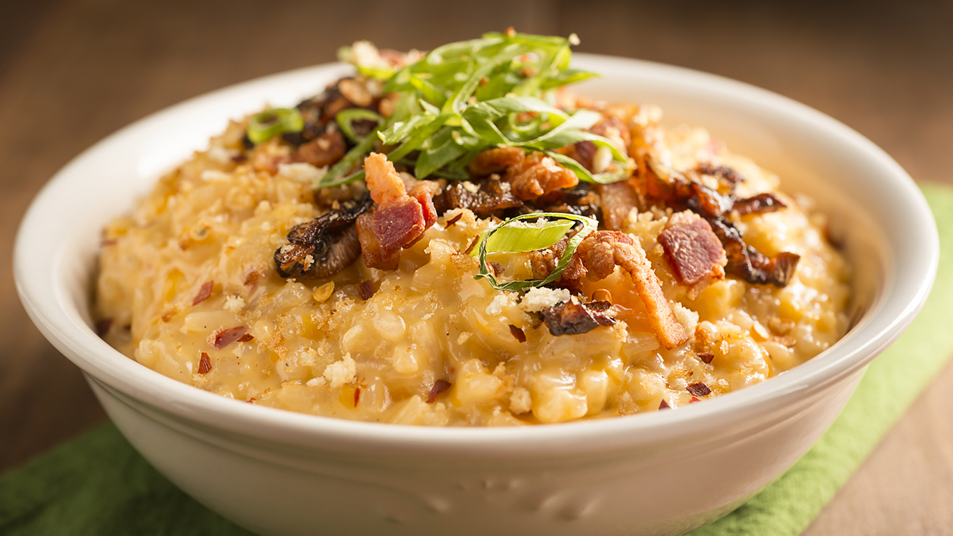 Cheesy Pumpkin Risotto with Middle Bacon Recipe