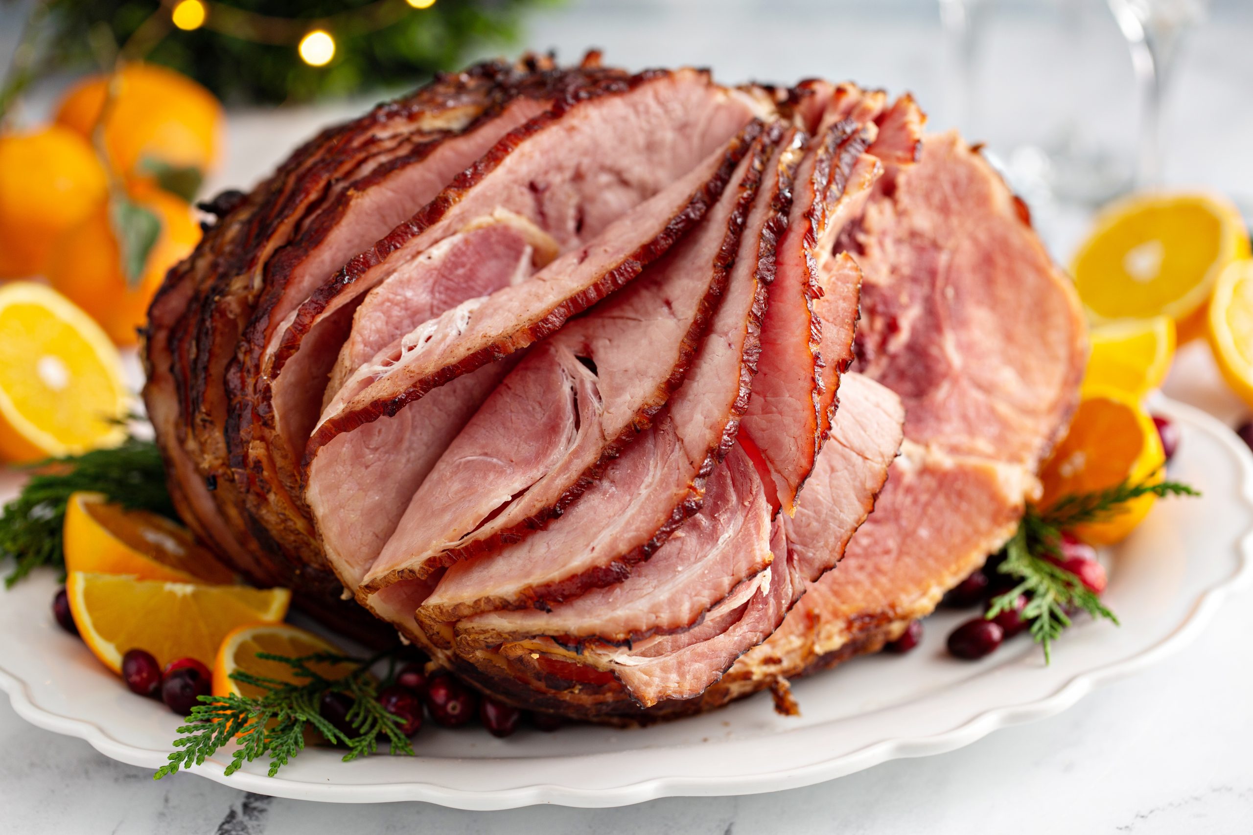 Christmas Marmalade Glazed Ham