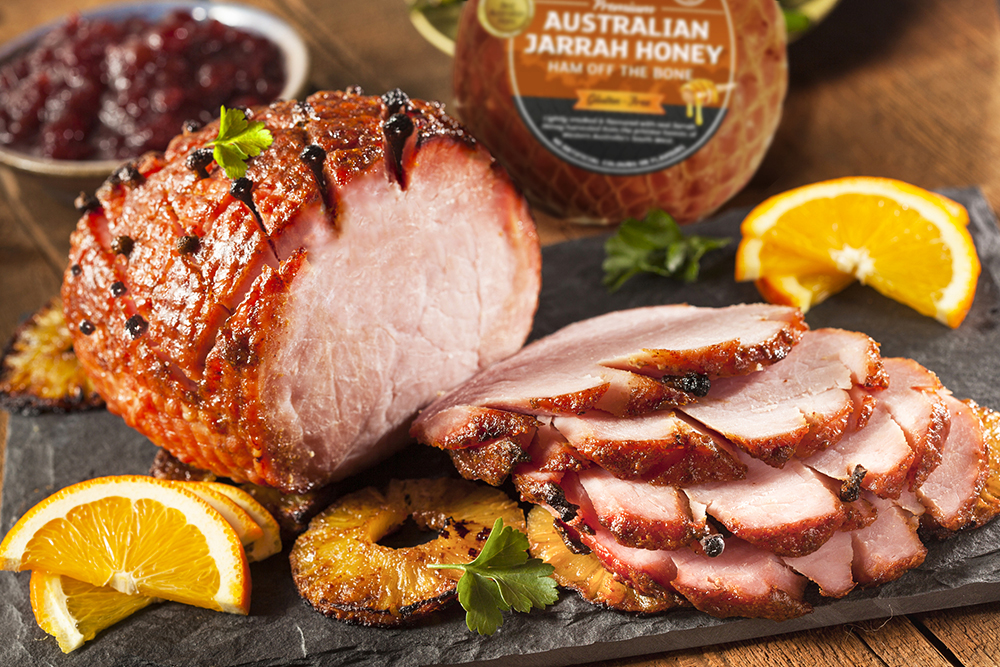 D'Orsogna Premium Australian Jarrah Honey Ham Off the Bone Glazed Ham