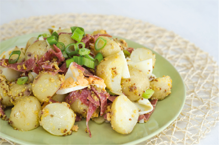 Potato, Egg & Salami Salad