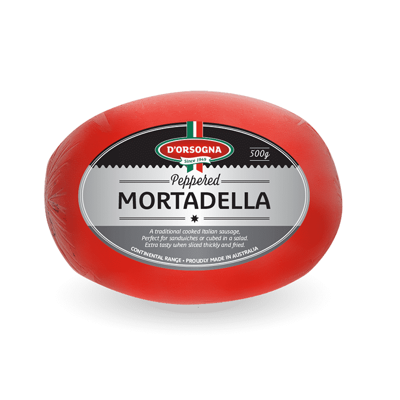 Peppered Mortadella 500g – D'Orsogna
