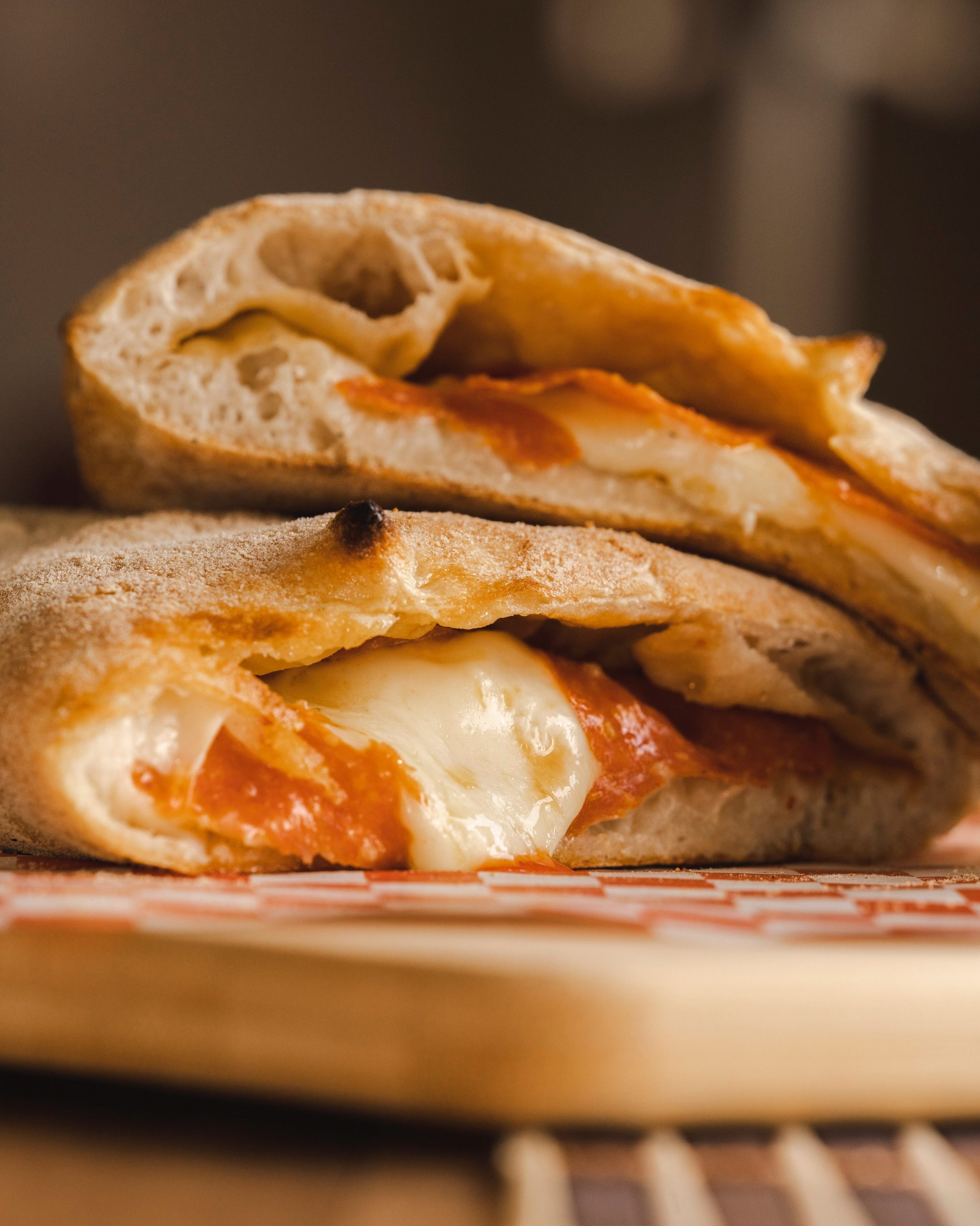 Pepperoni, Tomato and Cheese Calzone