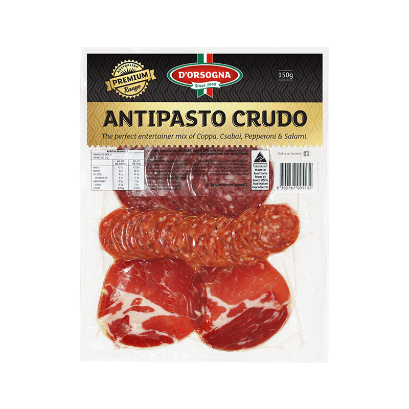 Premium Antipasto Crudo 150g – D'Orsogna