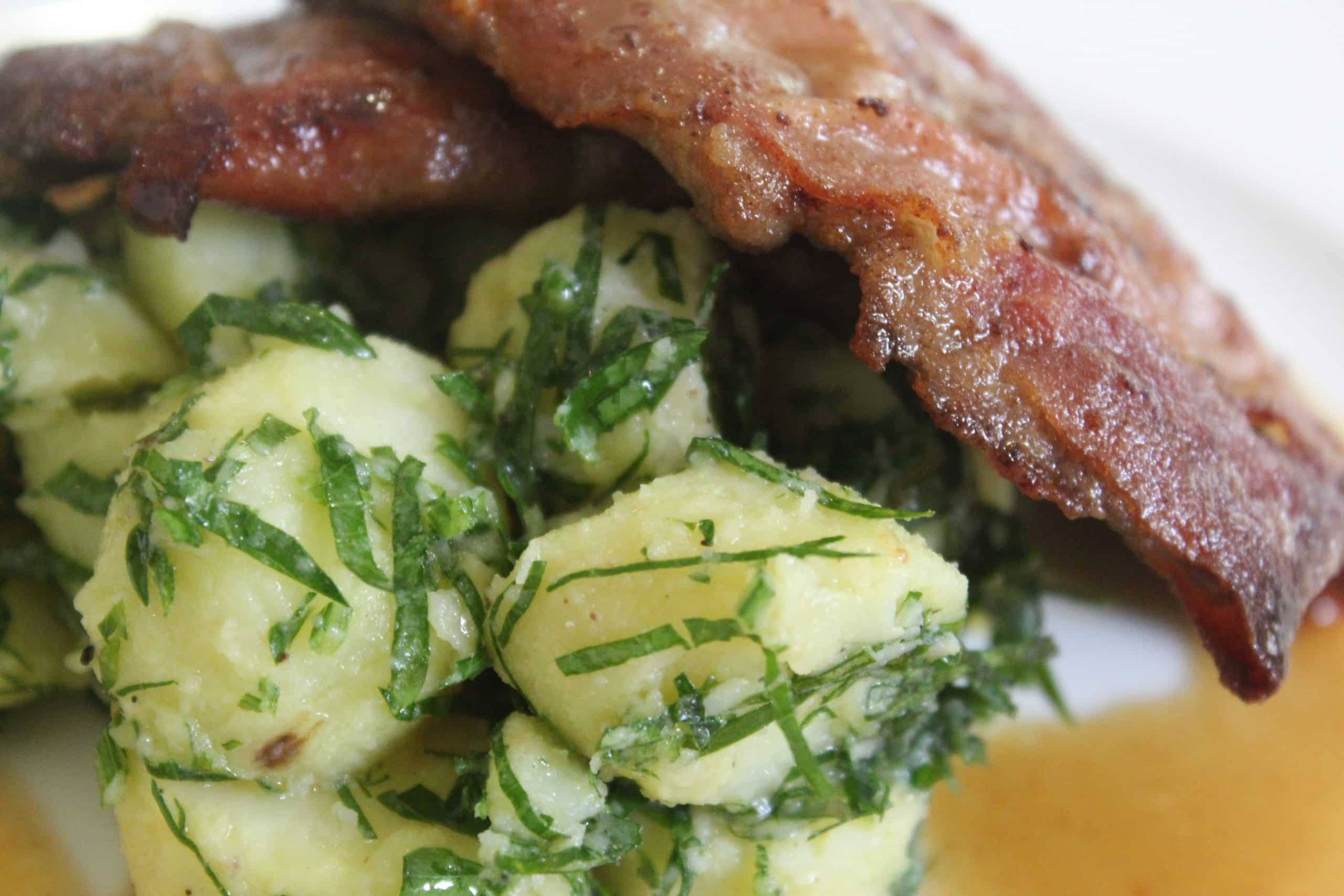 Saltimbocca with Buttered Kipfler Potatoes