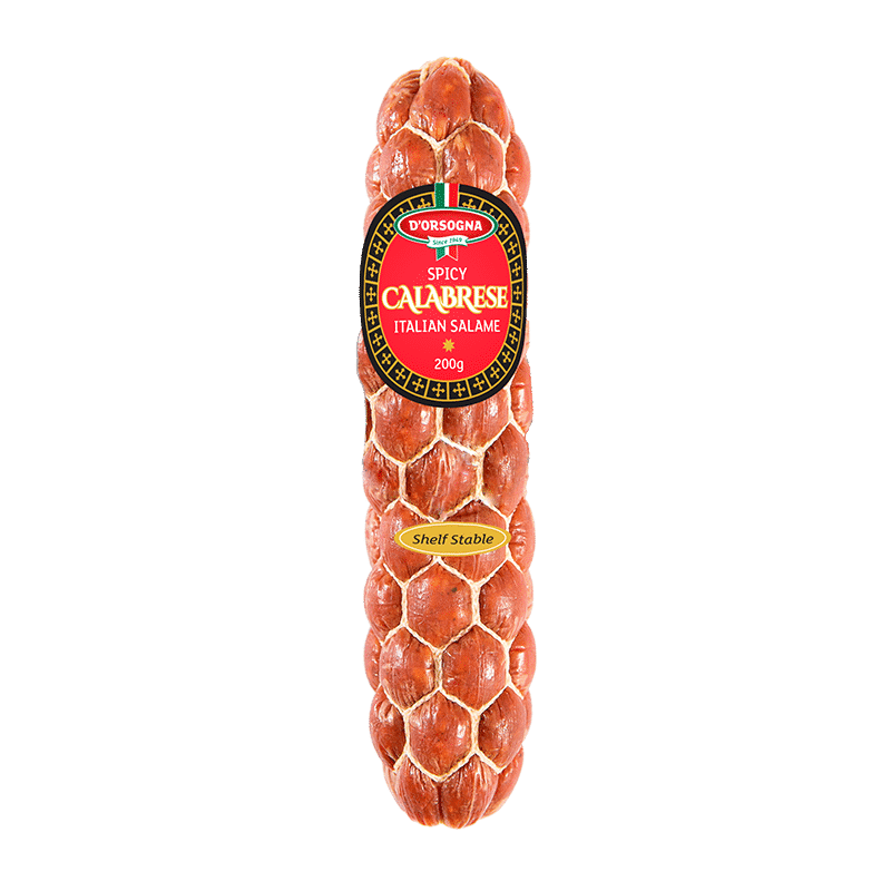 Spicy Calabrese Italian Salame 200g – D'Orsogna