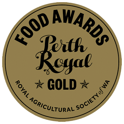 Perth royal food awards gold 2020