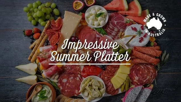 impressive summer platter